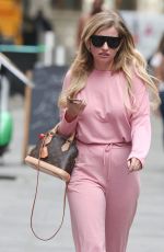 AMY HART Out at Leicester Square in London 09/01/2020