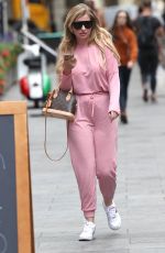 AMY HART Out at Leicester Square in London 09/01/2020