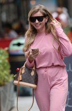 AMY HART Out at Leicester Square in London 09/01/2020