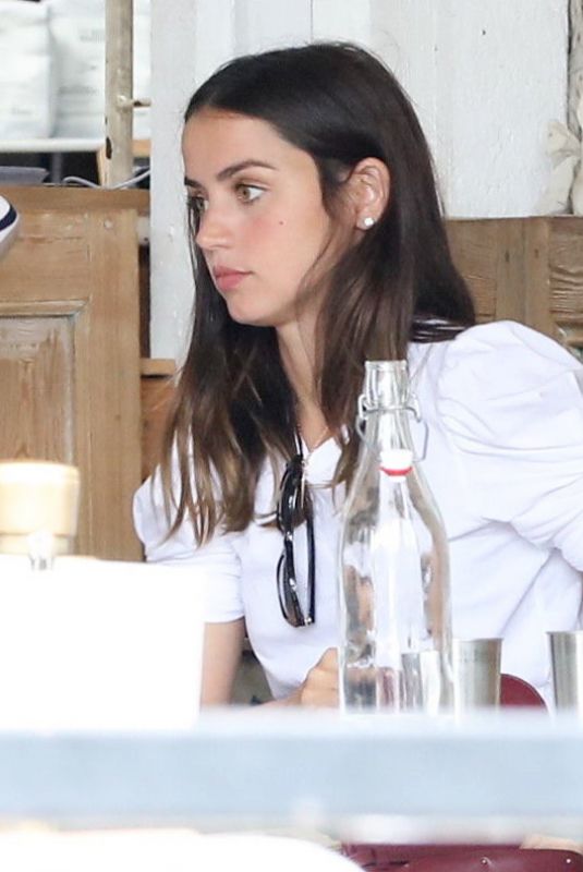 ANA DE ARMAS Out for Lunch with Friends in Los Angeles 09/25/2020