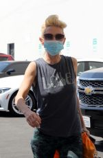 ANNE HECHE Arrives at Dance Studio in Los Angeles 09/03/2020