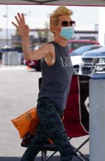 ANNE HECHE Arrives at Dance Studio in Los Angeles 09/03/2020