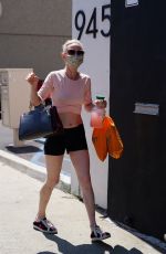 ANNE HECHE Arrrives at Dancing with the Stars Rehearsal in Hollywood 09/04/2020
