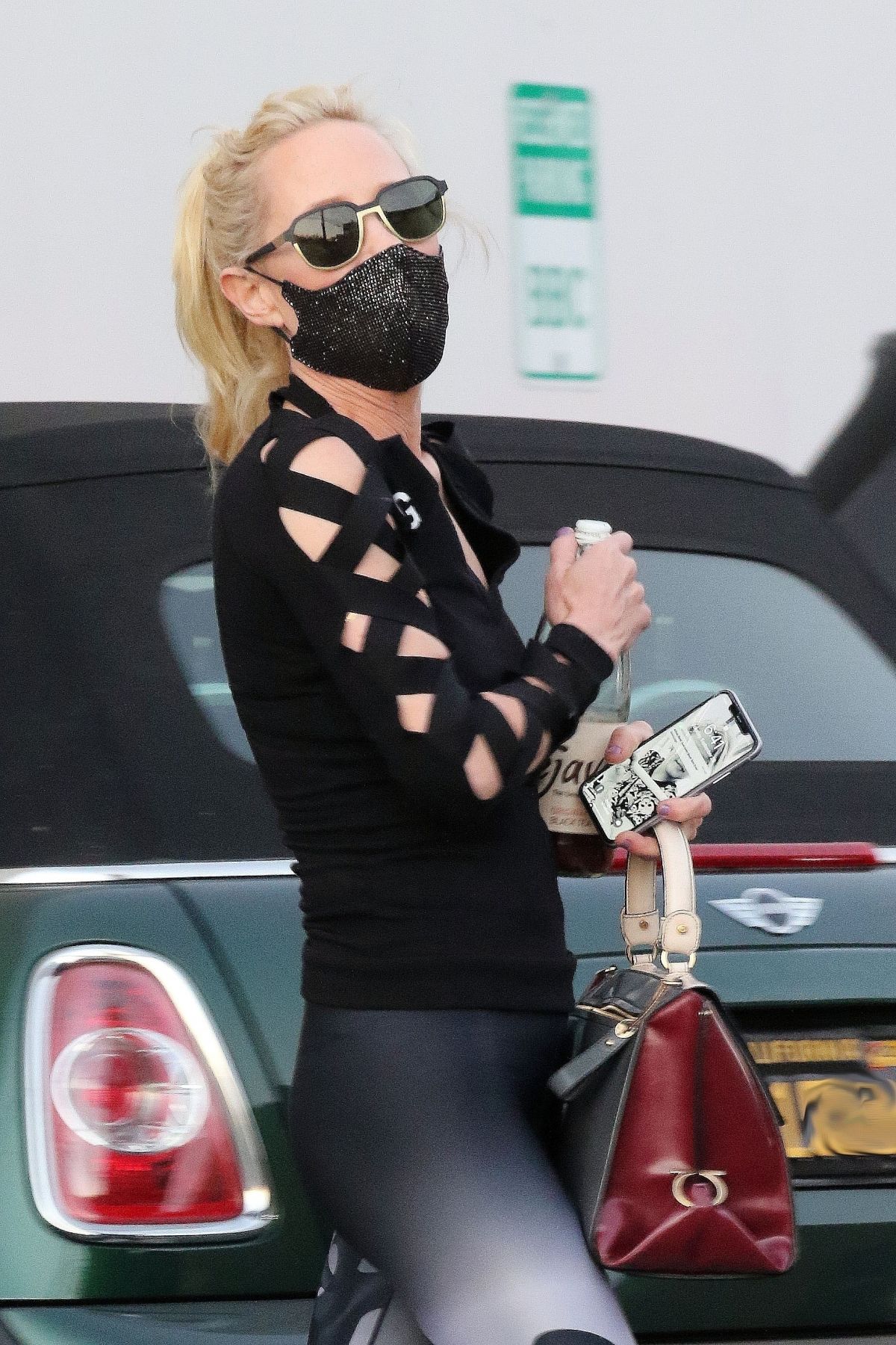 ANNE HECHE at Dancing with the Stars Rehersal in Los Angeles 09/29/2020