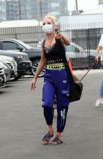ANNE HECHE at DWTS Studio in Los Angeles 09/11/2020