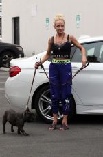 ANNE HECHE at DWTS Studio in Los Angeles 09/11/2020