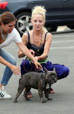 ANNE HECHE at DWTS Studio in Los Angeles 09/11/2020