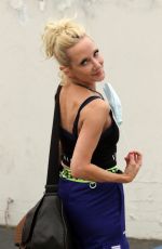ANNE HECHE at DWTS Studio in Los Angeles 09/11/2020