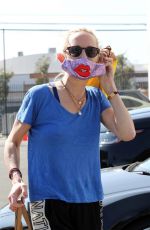 ANNE HECHE at DWTS Studio in Los Angeles 09/20/2020