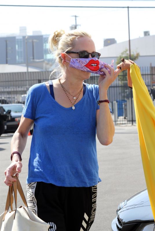 ANNE HECHE at DWTS Studio in Los Angeles 09/20/2020