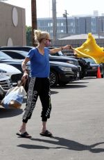 ANNE HECHE at DWTS Studio in Los Angeles 09/20/2020