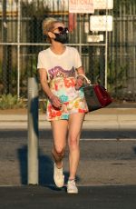 ANNE HECHE Leaves DWTS Studio in Los Angeles 09/23/2020
