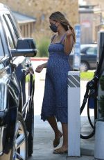 APRIL LOVE GEARY at a Gas Station in Los Angeles 09/02/2020