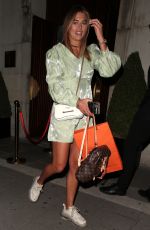 ARABELLA CHI Leaves IT Restaurant in London 09/22/2020