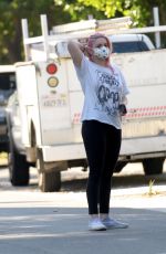 ARIEL WINTER and Luke Benward Out House Hunting in Los Angeles 09/26/2020