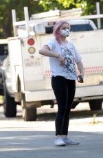 ARIEL WINTER and Luke Benward Out House Hunting in Los Angeles 09/26/2020