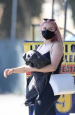 ARIEL WINTER at a Car Wash in Los Angeles 09/04/2020