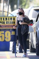 ARIEL WINTER at a Car Wash in Los Angeles 09/04/2020