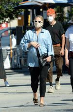ASHLEE SIMPSON and Evan Ross at Rocco