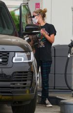 ASHLEY BENSON and G-Eazy at a Gas Station in Los Angeles 09/10/2020