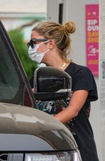 ASHLEY BENSON and G-Eazy at a Gas Station in Los Angeles 09/10/2020
