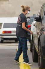 ASHLEY BENSON and G-Eazy at a Gas Station in Los Angeles 09/10/2020