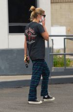 ASHLEY BENSON and G-Eazy at a Gas Station in Los Angeles 09/10/2020