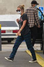 ASHLEY BENSON and G-Eazy at a Gas Station in Los Angeles 09/10/2020