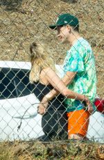 ASHLEY BENSON and G-Eazy Out Kissing in Malibu 09/03/2020