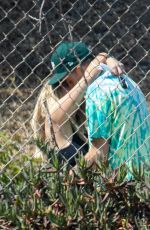 ASHLEY BENSON and G-Eazy Out Kissing in Malibu 09/03/2020