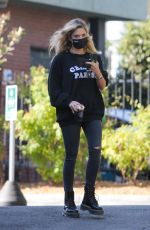 ASHLEY BENSON Out for Coffee in Los Feliz 09/25/2020