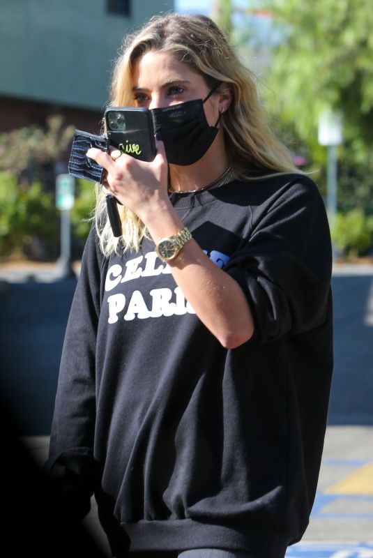ASHLEY BENSON Out for Coffee in Los Feliz 09/25/2020
