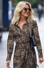 ASHLEY ROBERTS Arrives at Global Radio in London 09/04/2020
