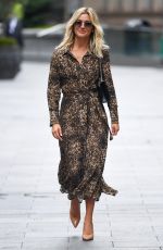 ASHLEY ROBERTS Arrives at Global Radio in London 09/04/2020