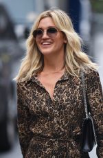 ASHLEY ROBERTS Arrives at Global Radio in London 09/04/2020