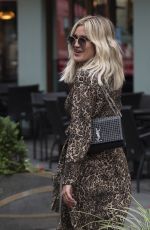 ASHLEY ROBERTS Arrives at Global Radio in London 09/04/2020