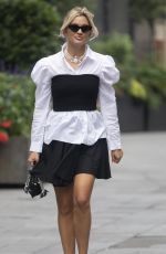 ASHLEY ROBERTS Arrives at Global Radio in London 09/07/2020