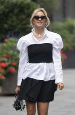ASHLEY ROBERTS Arrives at Global Radio in London 09/07/2020