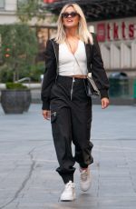 ASHLEY ROBERTS Arrives at Heart Radio in London 28.09.2020 
