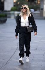 ASHLEY ROBERTS Arrives at Heart Radio in London 28.09.2020 