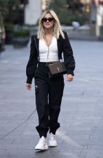 ASHLEY ROBERTS Arrives at Heart Radio in London 28.09.2020 