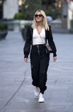 ASHLEY ROBERTS Arrives at Heart Radio in London 28.09.2020 