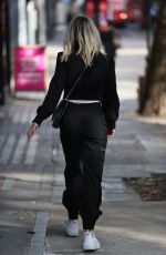 ASHLEY ROBERTS Arrives at Heart Radio in London 28.09.2020 