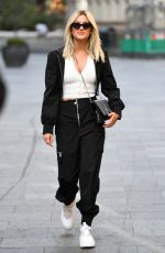 ASHLEY ROBERTS Arrives at Heart Radio in London 28.09.2020 