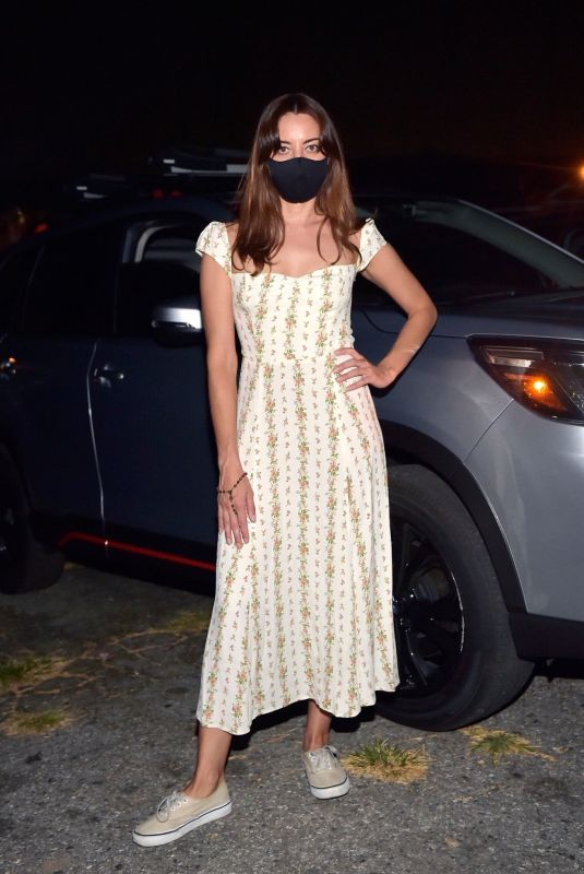 AUBREY PLAZA at The Little Hours Screening at Arclight