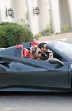 BEBE REXHA Gets a New Ferrari Delivered to Her Home in Los Angeles 09/17/2020