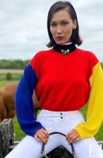 BELLA HADID foe Elle Magazine, August 2020