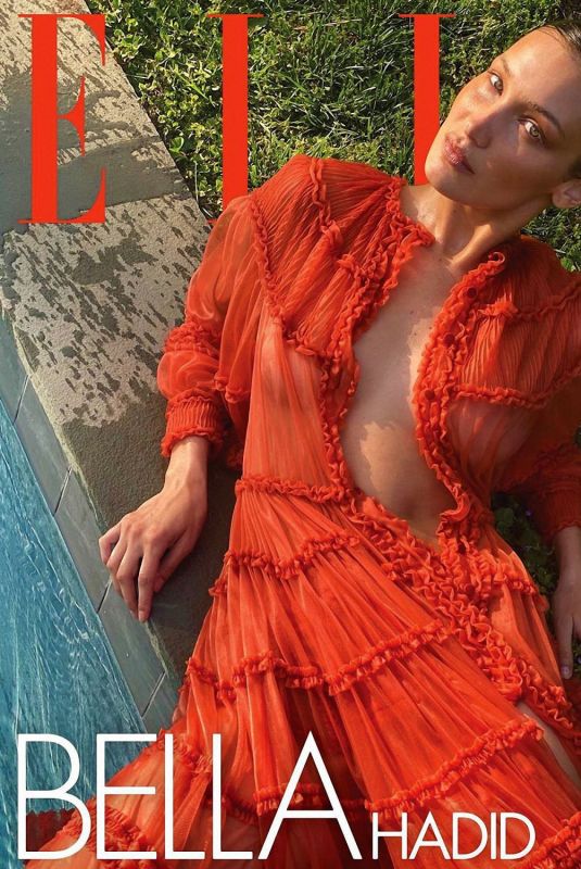 BELLA HADID foe Elle Magazine, August 2020