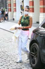 BELLA HADID Leaves Her Apartment in New York 09/04/2020