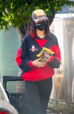 BELLA HADID Leavesat a Studio in New York 09/28/2020